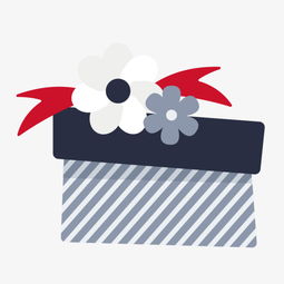 手绘卡通装饰礼盒 精美广告设计素材免费下载